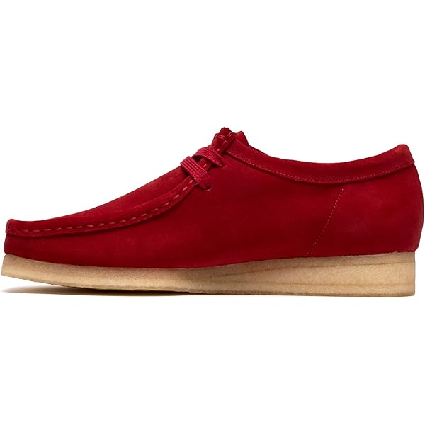 Amazon.com | CLARKS ORIGINALS Wallabee Shoes Deep Red 9 | Oxfords